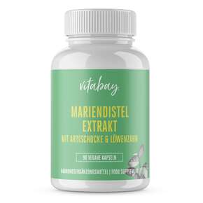 Vitabay Mariendistel Extrakt mit Artischocke &amp;amp; Löwenzahn Kapseln, A-Nr.: 5878724 - 01