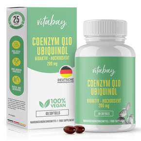 Vitabay Coenzym Q10 Ubiquinol Weichkapseln, A-Nr.: 5878687 - 01