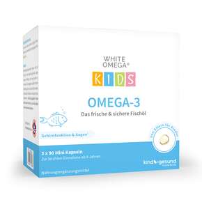 Omega-3 Kapseln für Kinder – 518 mg Fischöl mit DHA &amp;amp; EPA – zuckerfrei, A-Nr.: 5614221 - 01