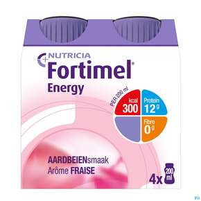 Fortimel 1.5kcal 200ml Erdbeere 4st, A-Nr.: 3237530 - 01