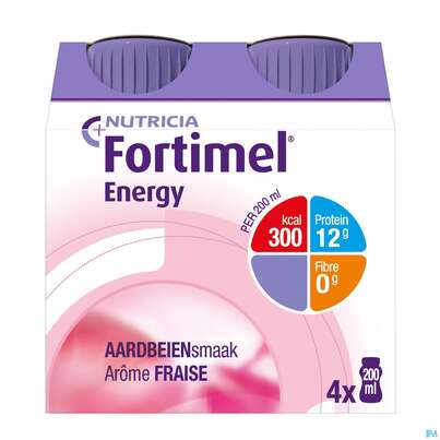 Fortimel 1.5kcal 200ml Erdbeere 4st, A-Nr.: 3237530 - 02