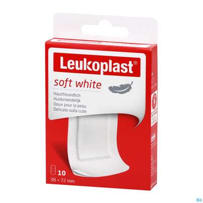 Wundpflaster Leukoplast/soft 38x72mm 7645016 10st, A-Nr.: 4369162 - 02