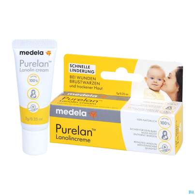 Medela Pure Lan Brustwarzencreme 7g, A-Nr.: 2048643 - 10