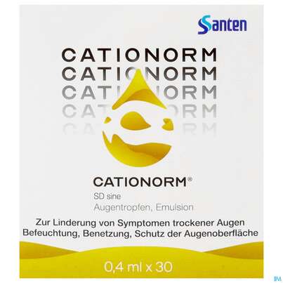 Augentropfen Cationorm Sd Sine Emulsion Einzeldosen 30st, A-Nr.: 4839946 - 01