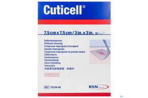 Wundauflagen Cutimed Distanzgitter Eucerit 7,5x 7,5cm 71007 10st, A-Nr.: 4321758 - 01