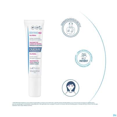 Sie sehen eine Packung Ducray Dexyane Med Creme Augenlid Neu 15ml, Produktbild: 15 Ducray Dexyane Med Creme Augenlid Neu 15ml, A-Nr.: 5659703 - 15