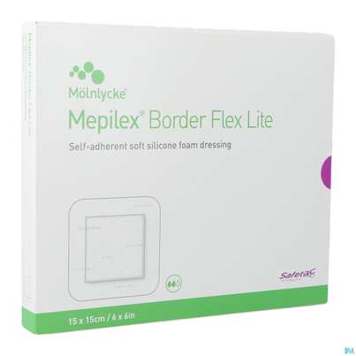 Wundverband Mepilex Silikon Border/flex/lite 15x 15cm 5st, A-Nr.: 3067884 - 02