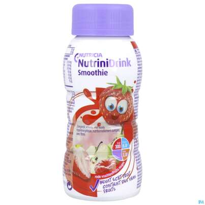 Nutrini/smoothie Drink 200ml Rote Fruechte 1st, A-Nr.: 4000095 - 01