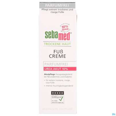 Fuss Creme Sebamed Akut Urea 10% Parfuemfrei 100ml, A-Nr.: 4084956 - 01