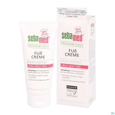 Fuss Creme Sebamed Akut Urea 10% Parfuemfrei 100ml, A-Nr.: 4084956 - 04