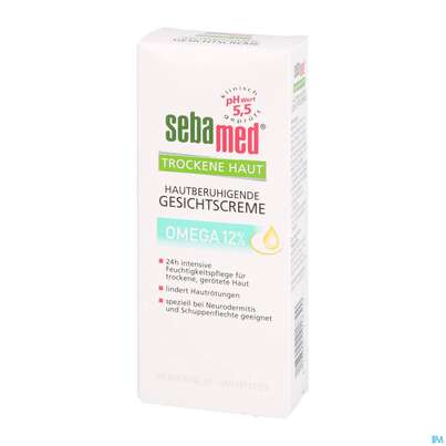 Sebamed Intensiv Gesichtscreme Omega 12% 50ml, A-Nr.: 4084910 - 02