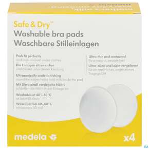 Stilleinlagen -medela Waschbar 4st, A-Nr.: 1543197 - 01