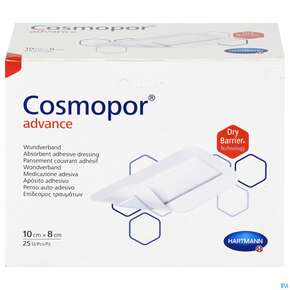 Wundverband Cosmopor/advance 10x 8cm 25st, A-Nr.: 3796784 - 01