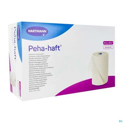 Peha-haft Fixierbinde/latexfrei 20mx 10cm 6st, A-Nr.: 3328385 - 02