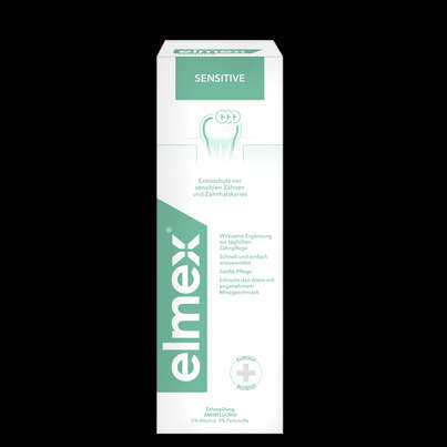 elmex® Sensitive Zahnspülung 100ml, A-Nr.: 5819236 - 01