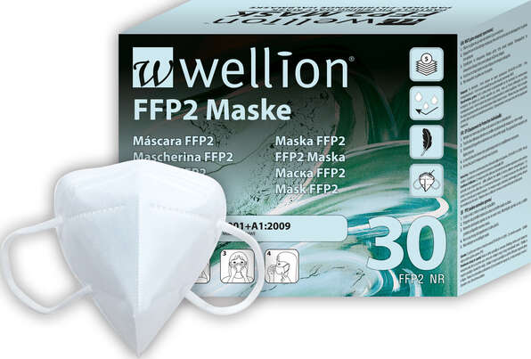 Wellion FFP2 Maske, A-Nr.: 5631857 - 01