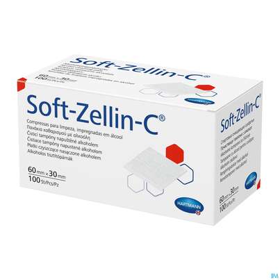 Alkoholtupfer Soft-zellin C 100st, A-Nr.: 5340976 - 02