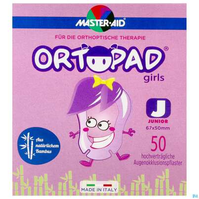 Augenokklusionspflaster Ortopad For Girls Junior 50st, A-Nr.: 2880502 - 01