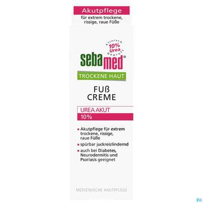 Fuss Creme Sebamed Akut Urea 10% 100ml, A-Nr.: 3399586 - 01