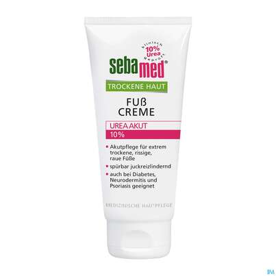 Fuss Creme Sebamed Trockene Haut Urea 10% 100ml, A-Nr.: 3399586 - 06