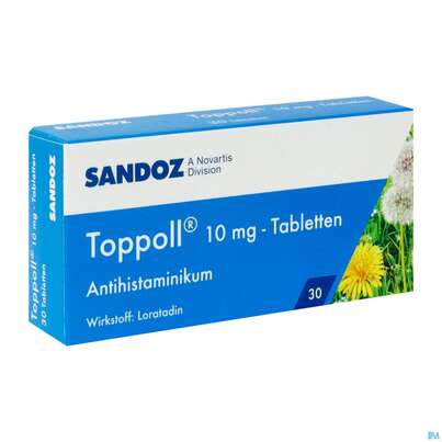 Toppoll Tabl 10mg 30st, A-Nr.: 4207614 - 02