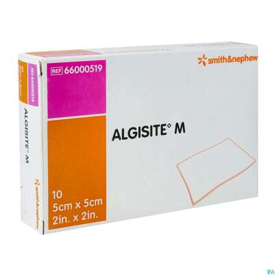 Wundverband Algisite M Calciumalginat 5x 5cm 10st, A-Nr.: 2167750 - 02