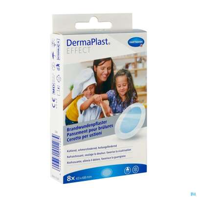 Dermaplast Brandwundenpflaster 8st, A-Nr.: 5886184 - 02