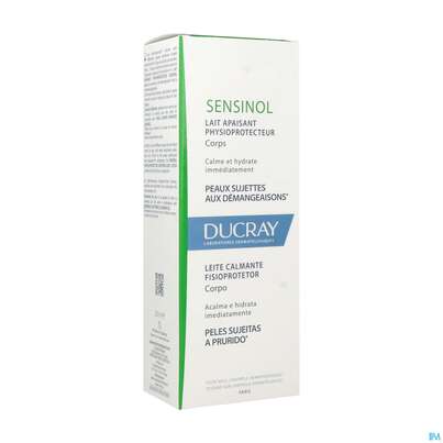 Sie sehen eine Packung Ducray Sensinol Beruhigende Körpermilch 200ml, Produktbild: 02 Ducray Sensinol Beruhigende Körpermilch 200ml, A-Nr.: 4371791 - 02