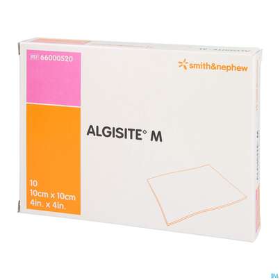 Wundverband Algisite M Calciumalginat 10x 10cm 10st, A-Nr.: 2167767 - 02