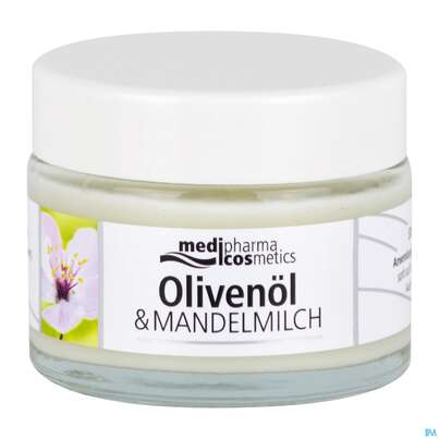 Sie sehen eine Packung Oliven -mandelmilch Tagespflege Straffende 50ml, Produktbild: 06 Oliven -mandelmilch Tagespflege Straffende 50ml, A-Nr.: 3620045 - 06