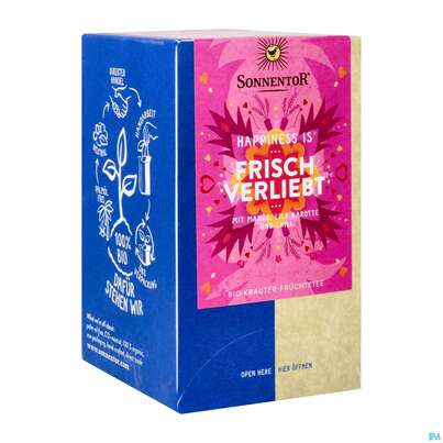 Sonnentor Tee/bio Happiness Is Tee Frisch Verliebt 02589 18st, A-Nr.: 4899291 - 02