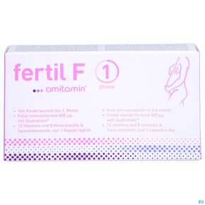 Amitamin Kapseln/quatrefolic Fertil F/phase/1 Vor Schwangerschaft 30st, A-Nr.: 4852131 - 01