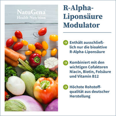 NatuGena R-Alpha-Liponsäure Modulator Kapseln, A-Nr.: 5847250 - 02