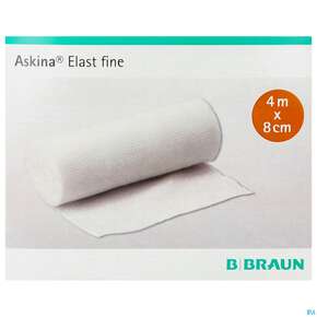 Mullbinden Askina Elast/fine Einz.verp. 4mx 8cm 20st, A-Nr.: 2675475 - 01