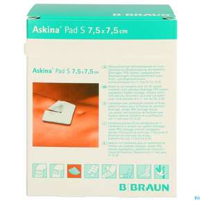 Askina Pad S 7,5x 7,5cm 30st, A-Nr.: 3091405 - 01