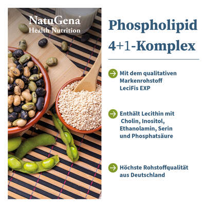 NatuGena Phospholipid 4+1 Komplex Kapseln, A-Nr.: 5926848 - 02