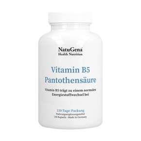 NatuGena Vitamin B5 Pantothensäure Kapseln, A-Nr.: 5926765 - 01