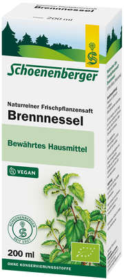 Naturreiner Frischpflanzensaft Bio-Brennnessel (BIO), A-Nr.: 2579228 - 01