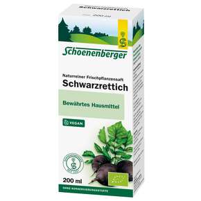 Naturreiner Frischpflanzensaft Schwarzrettich (BIO), A-Nr.: 2579257 - 01