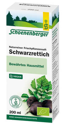 Naturreiner Frischpflanzensaft Schwarzrettich (BIO), A-Nr.: 2579257 - 01