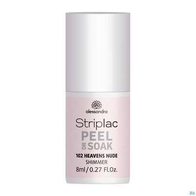 Sie sehen eine Packung Alessandro Striplac Heavens Nude 8ml, Produktbild: 02 Alessandro Striplac Heavens Nude 8ml, A-Nr.: 5190962 - 02