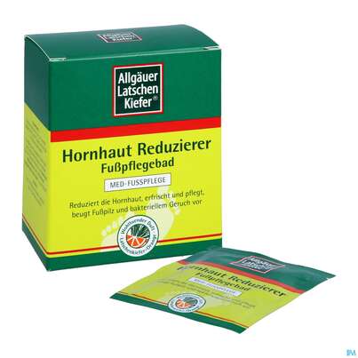 Allgaeuer Latschenkiefer Hornhaut Reduzier-fusspflegebad 10 X10g 100g, A-Nr.: 4610103 - 04