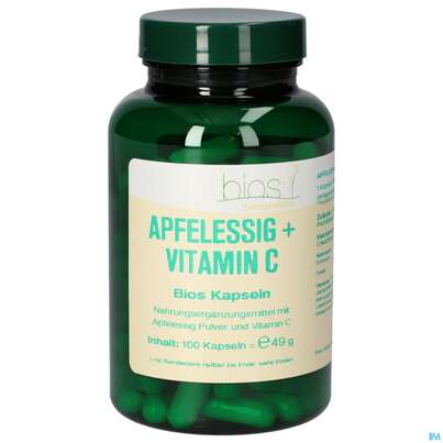 Bios Apfelessig + Vitamin C 100 Kapseln, A-Nr.: 3890678 - 02