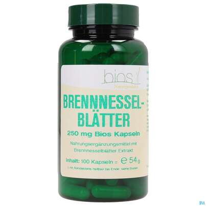 Bios Brennesselblätter 250mg 100 Kapseln, A-Nr.: 3890827 - 01