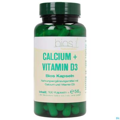 Bios Calcium + Vitamin D3 100 Kapseln, A-Nr.: 3890862 - 02