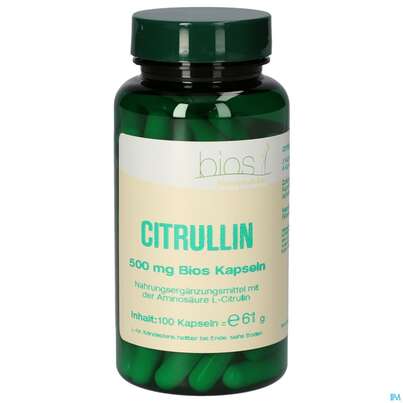 Bios Citrullin 500mg 100 Kapseln, A-Nr.: 4103464 - 02