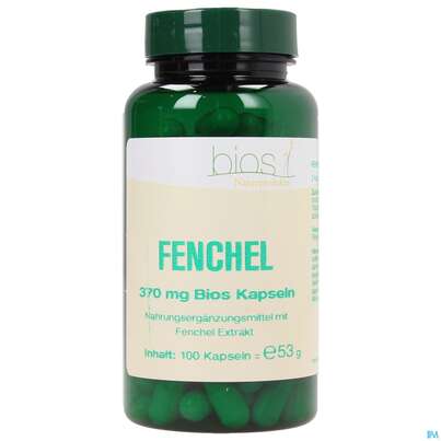 Bios Fenchel 370mg Kapseln 100 Kapseln, A-Nr.: 3891175 - 02