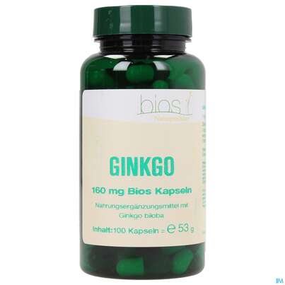 Bios Ginkgo 160mg 100 Kapseln, A-Nr.: 3891270 - 02