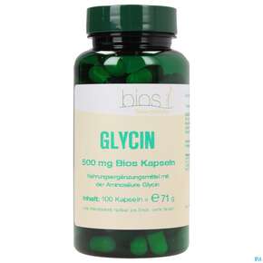 Bios Glycin 500mg 100 Kapseln, A-Nr.: 3891407 - 01