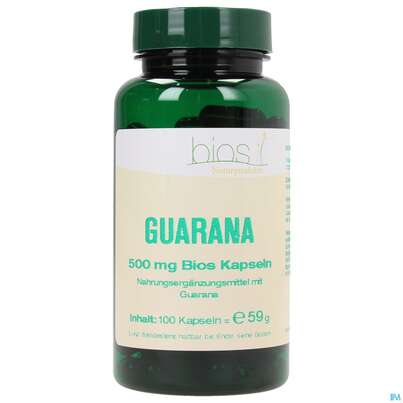Bios Guarana 500mg 100 Kapseln, A-Nr.: 3891488 - 02